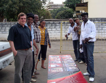 Steve Beck and Betty Nalungwe with Lusaka Musicians 